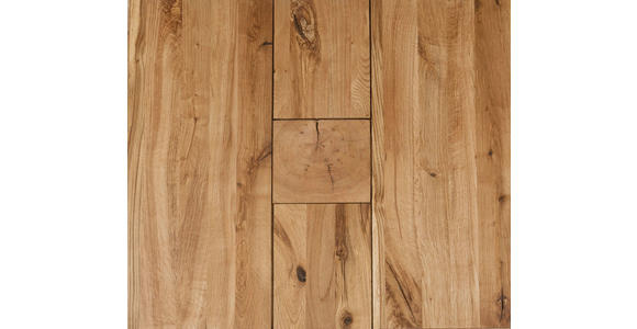 COUCHTISCH in Holz, Metall 80/82,5/45 cm  - Edelstahlfarben/Eichefarben, Basics, Holz/Metall (80/82,5/45cm) - Venda