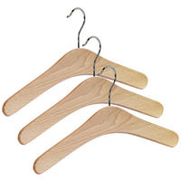 KLEIDERBÜGELSET 3-TEILIG 42 cm Holz  - Buchefarben, KONVENTIONELL, Holz (42cm)