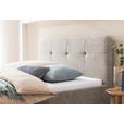 POLSTERBETT Taupe 140/200 cm - Taupe/Eichefarben, Basics, Holz/Textil (140/200cm) - Xora