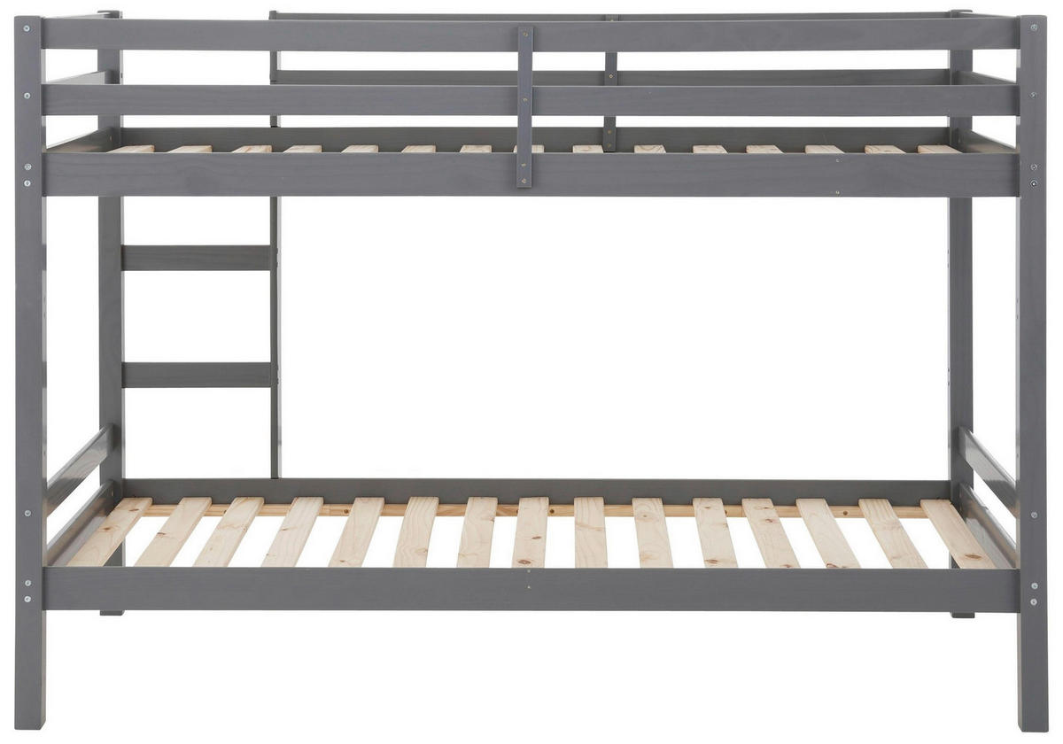 ETAGENBETT 90/200 cm Grau  - Grau, MODERN, Holz (90/200cm) - MID.YOU