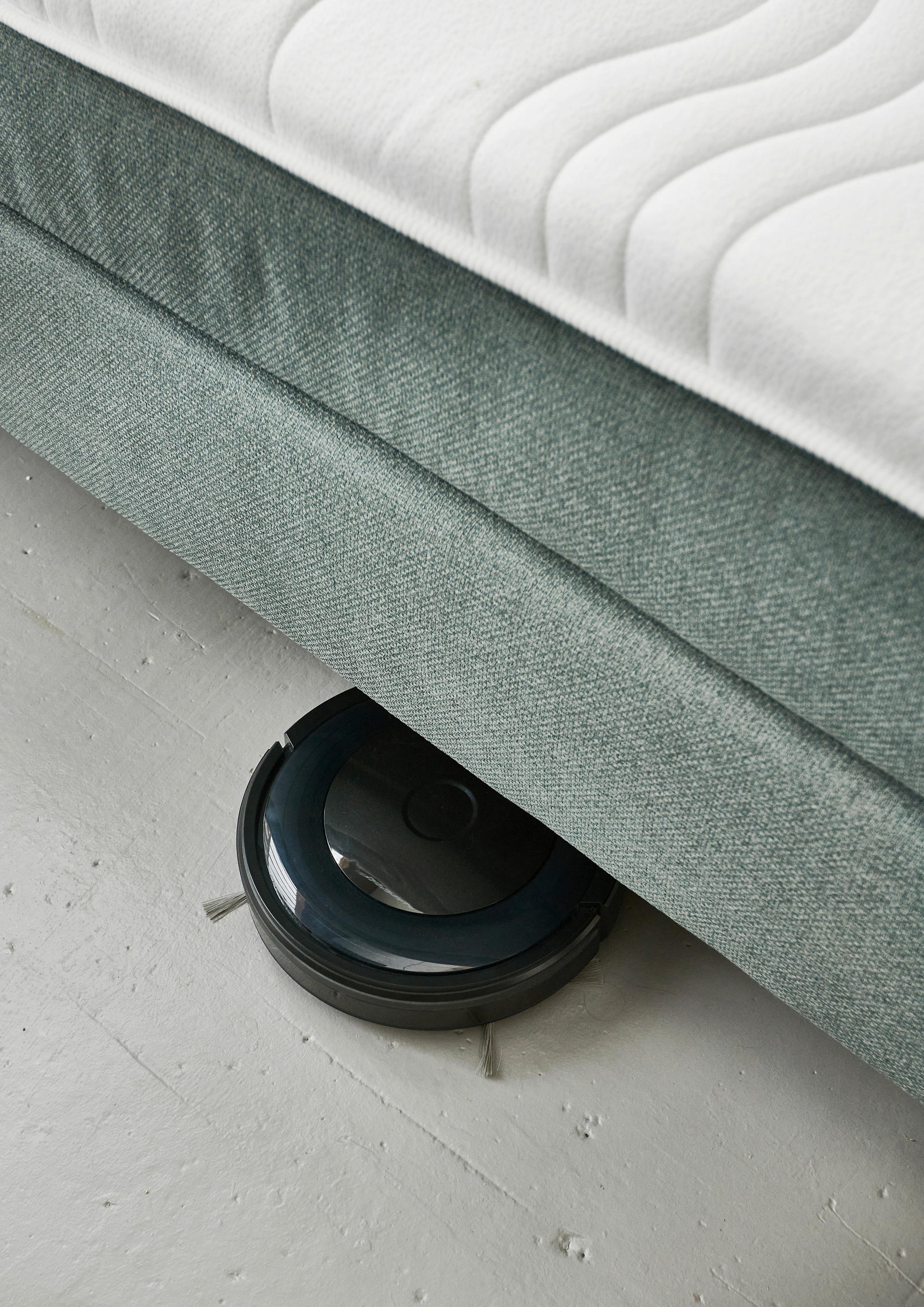 BOXSPRINGBETT 180/200 cm in Hellblau - Schwarz/Hellblau, Design, Kunststoff/Textil (180/200cm) - Beldomo - Sleep