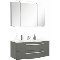 BADRUM 120 cm  - grå, Design, trämaterial/glas (120cm) - Sadena