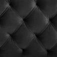 POLSTERBETT gepolstertes Kopfteil Schwarz 180/200 cm  - Schwarz, KONVENTIONELL, Kunststoff/Textil (180/200cm) - Carryhome