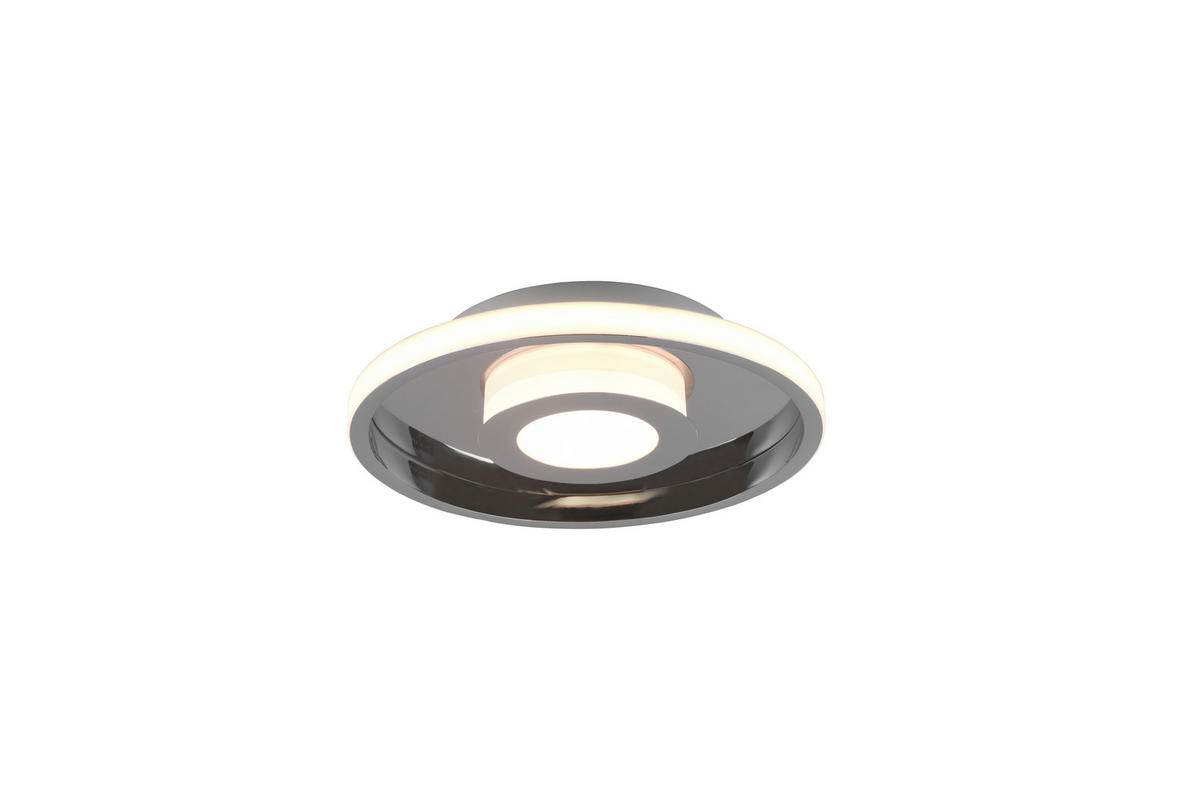 LED-BADEZIMMER-DECKENLEUCHTE - Chromfarben, Design, Kunststoff/Metall (30/6,8cm) - Trio Leuchten