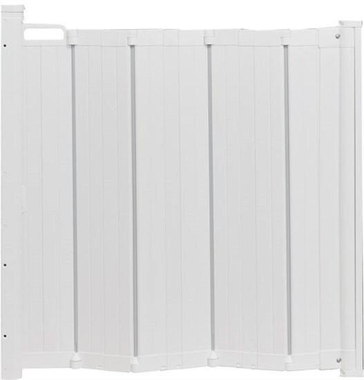 TÜRSCHUTZGITTER 10/89 cm  - Weiß, Basics, Kunststoff (10/89cm) - Baby Dan