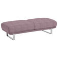 HOCKER Webstoff Flieder  - Flieder, Design, Textil/Metall (160/44/60cm) - Dieter Knoll