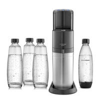 WASSERSPRUDLER E-DUO  - Titanfarben, LIFESTYLE, Glas/Kunststoff (37/44/19cm) - SodaStream