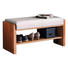 GARDEROBENBANK 88/44/42 cm - Buchefarben/Weiß, MODERN, Leder/Holz (88/44/42cm) - Linea Natura GARDEROBENBANK 88/44/42 cm - Buchefarben/Weiß, MODERN, Leder/Holz (88/44/42cm) - Linea Natura