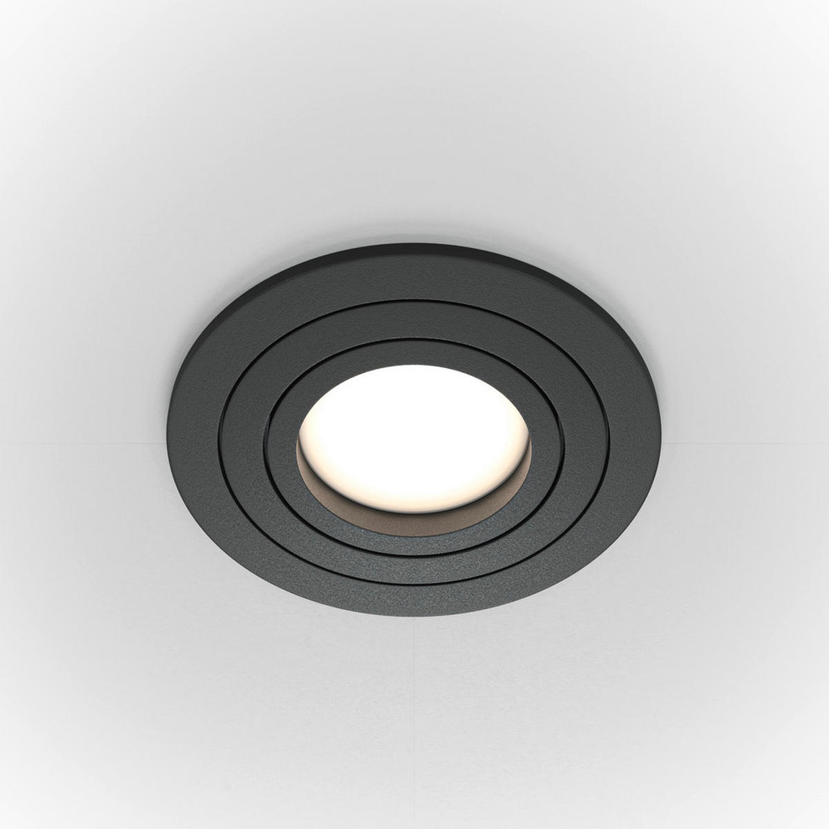 DECKENLEUCHTE 9,2/2,5 cm   - Schwarz, MODERN, Metall (9,2/2,5cm) - MAYTONI