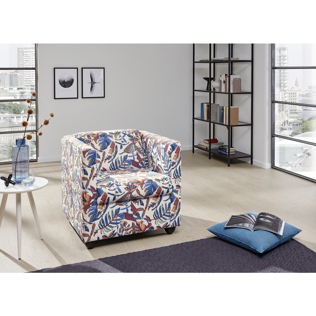 Thumbnail - Looks by W.Joop Sessel Looks I, Mehrfarbig, Textil, Buche, massiv, Floral, 72x71x75 cm, Made in EU, Wohnzimmer, Sessel, ...