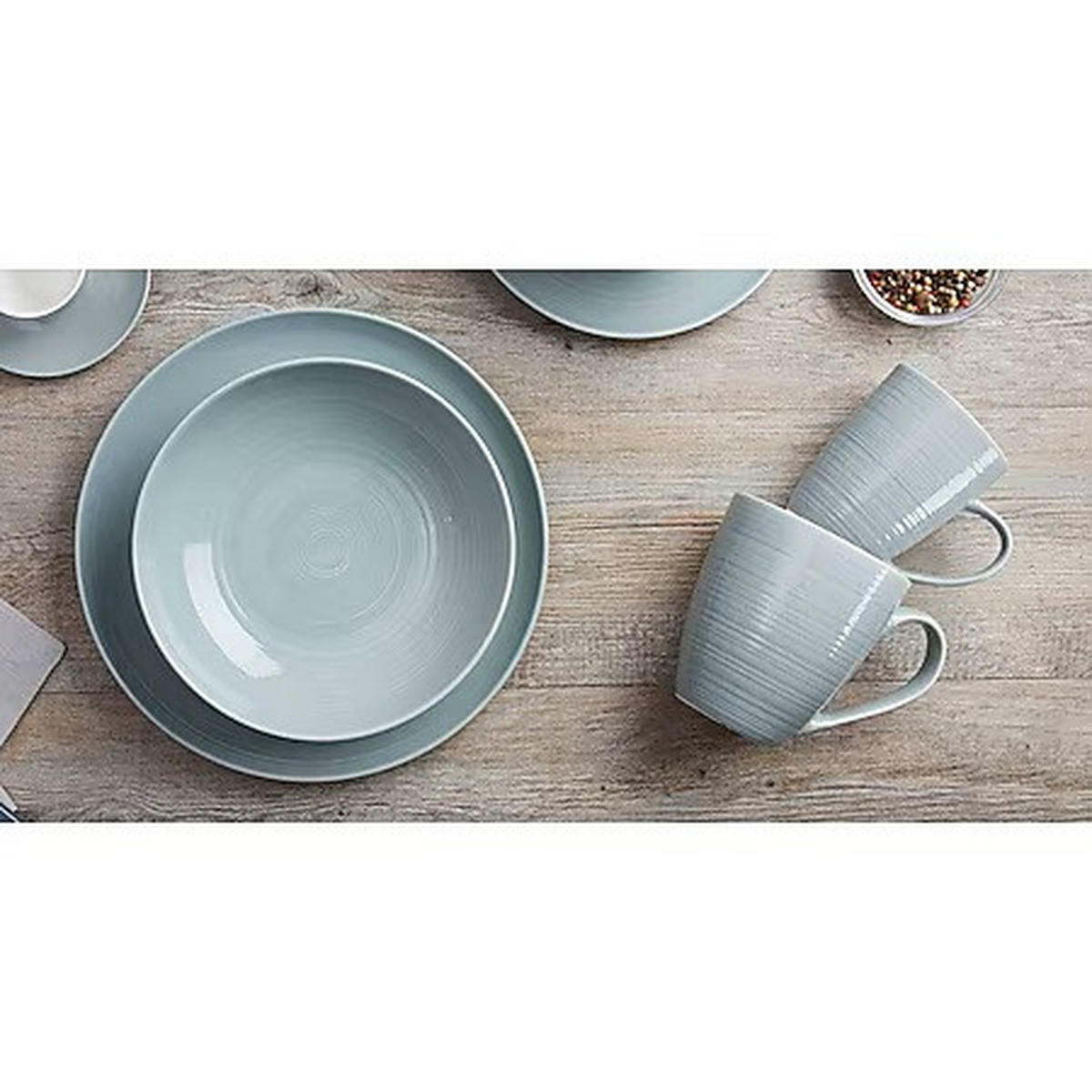 KOMBISERVICE  - Graublau, Basics (34/29/34cm) - Ritzenhoff Breker