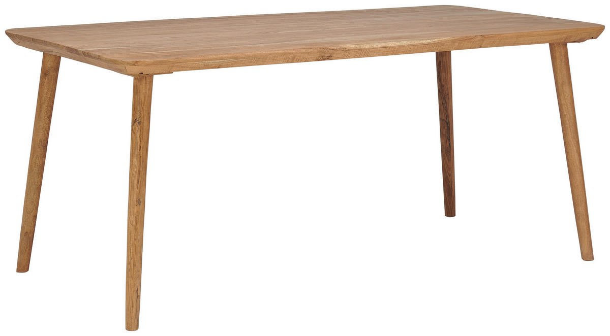 ESSTISCH Akazie Hartholz rechteckig Akaziefarben  - Akaziefarben, MODERN, Holz (175/76/90cm) - Livetastic