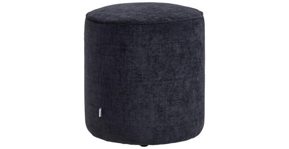 HOCKER in Textil Anthrazit - Anthrazit, Design, Textil (44/46/44cm) - Emilio Belluti