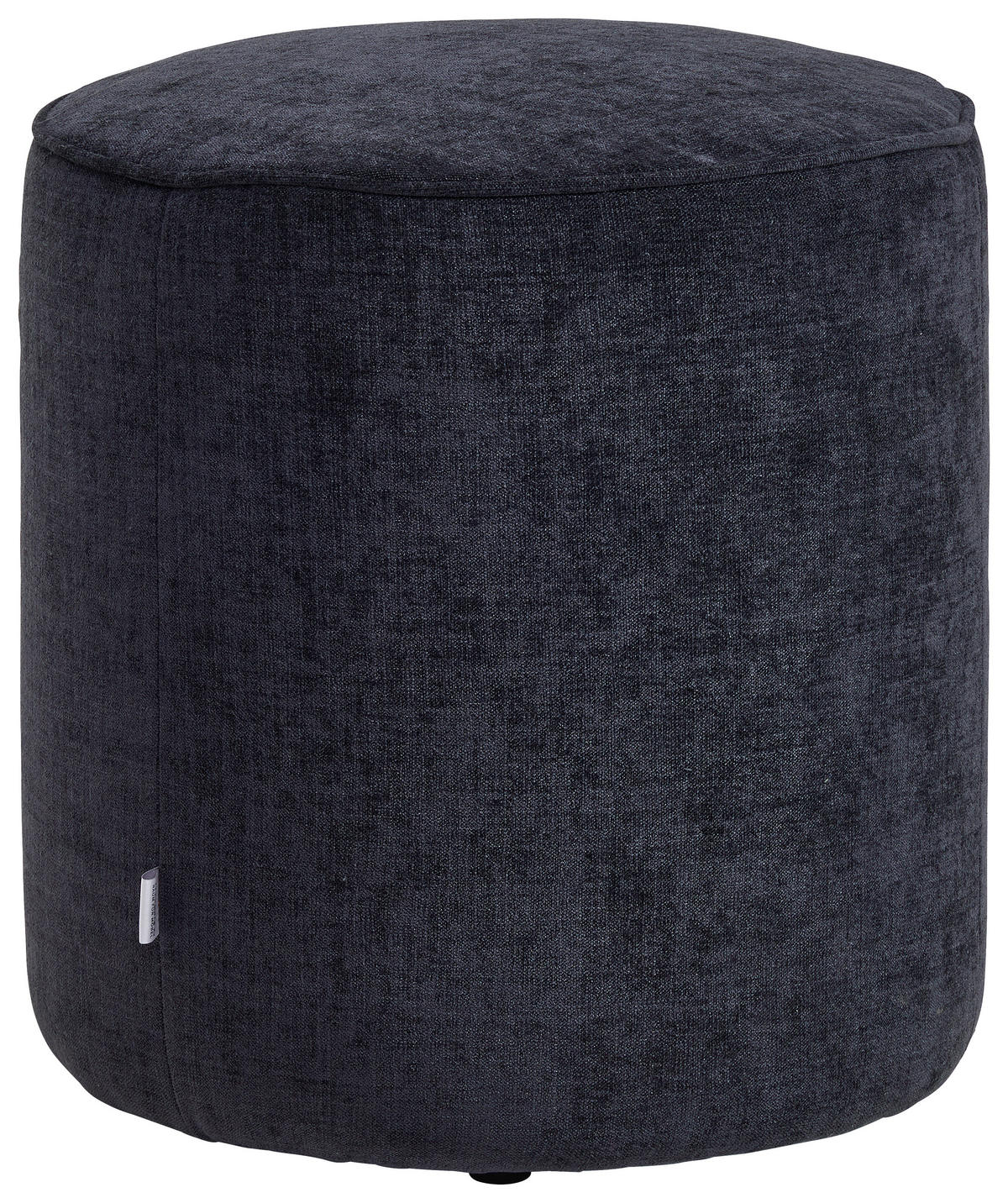 HOCKER in Textil Anthrazit  - Anthrazit, Design, Textil (44/46/44cm) - Emilio Belluti