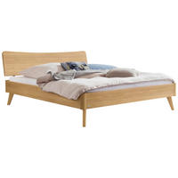 BETT 180/200 cm,  in Eichefarben,  - Eichefarben, Design, Holz (180/200cm) - Hasena