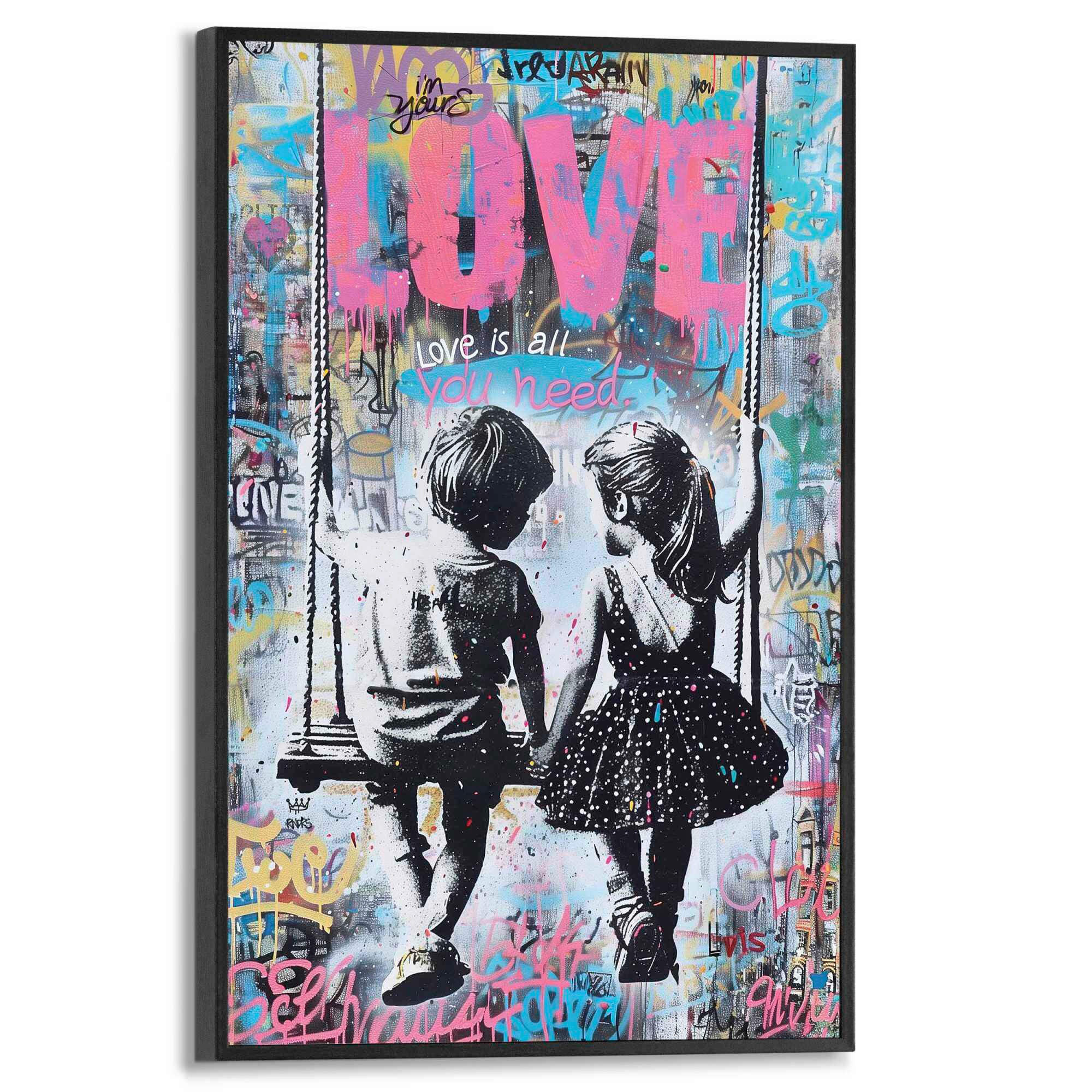 BILD 20/30 cm  - Schwarz, Trend, Holzwerkstoff (20/30cm) - Reinders!