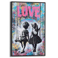 BILD 20/30 cm  - Schwarz, Trend, Holzwerkstoff (20/30cm) - Reinders!