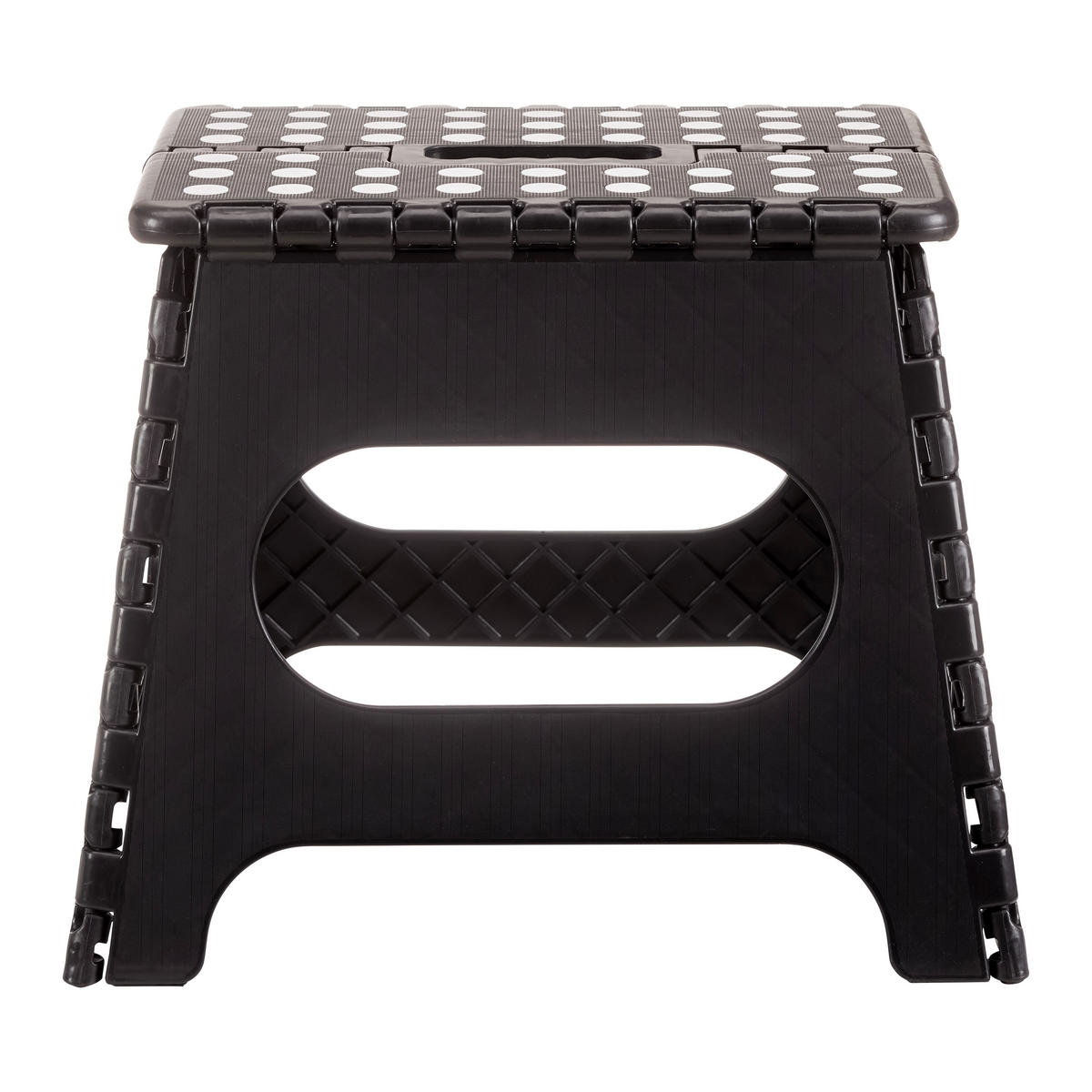 KLAPPHOCKER Schwarz  - Schwarz, KONVENTIONELL, Kunststoff (34/27/26cm)