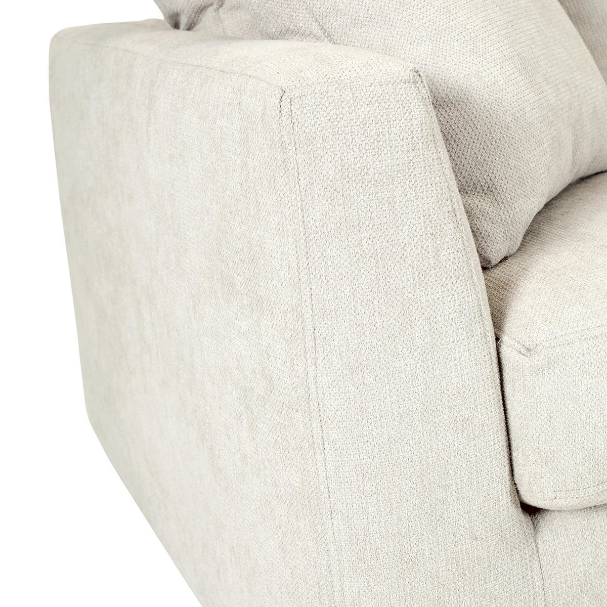 HÖRNSOFFA i flatväv cremefärgad  - svart/cremefärgad, Design, textil/plast (235/175cm) - MID.YOU