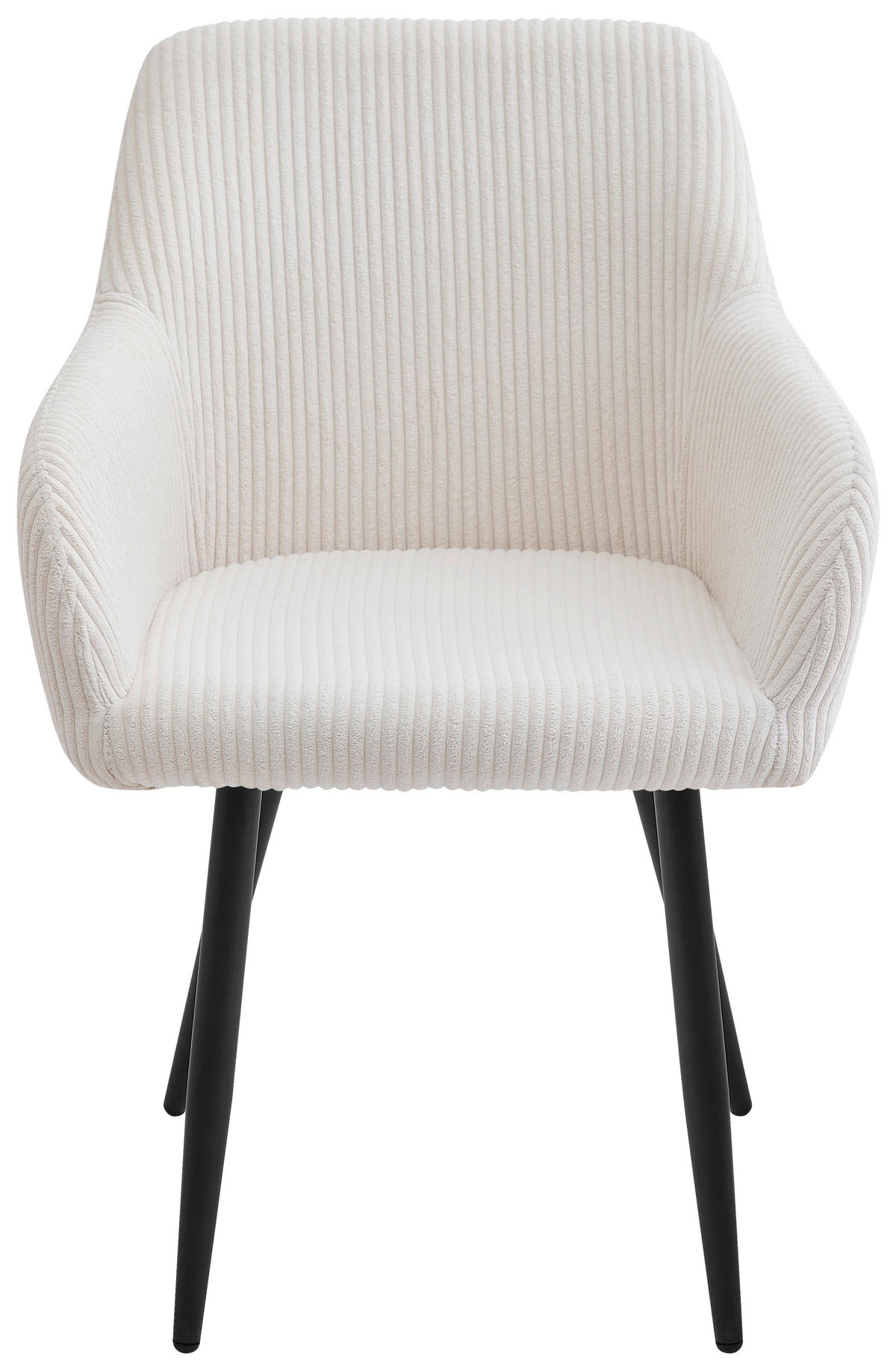 ARMLEHNSTUHL   Webstoff  - Beige/Schwarz, Design, Textil/Metall (56/83,5/59cm) - Ti'me