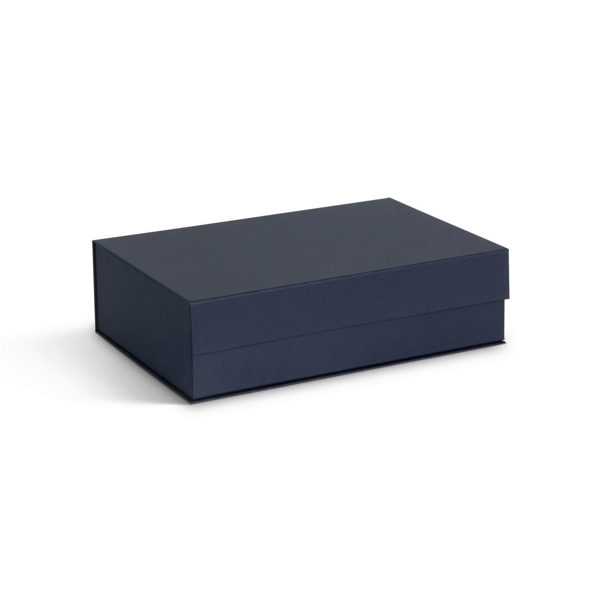 AUFBEWAHRUNGSBOX    25/36.5/10.5 cm  - Dunkelblau, Basics, Karton/Papier (25/36.5/10.5cm)