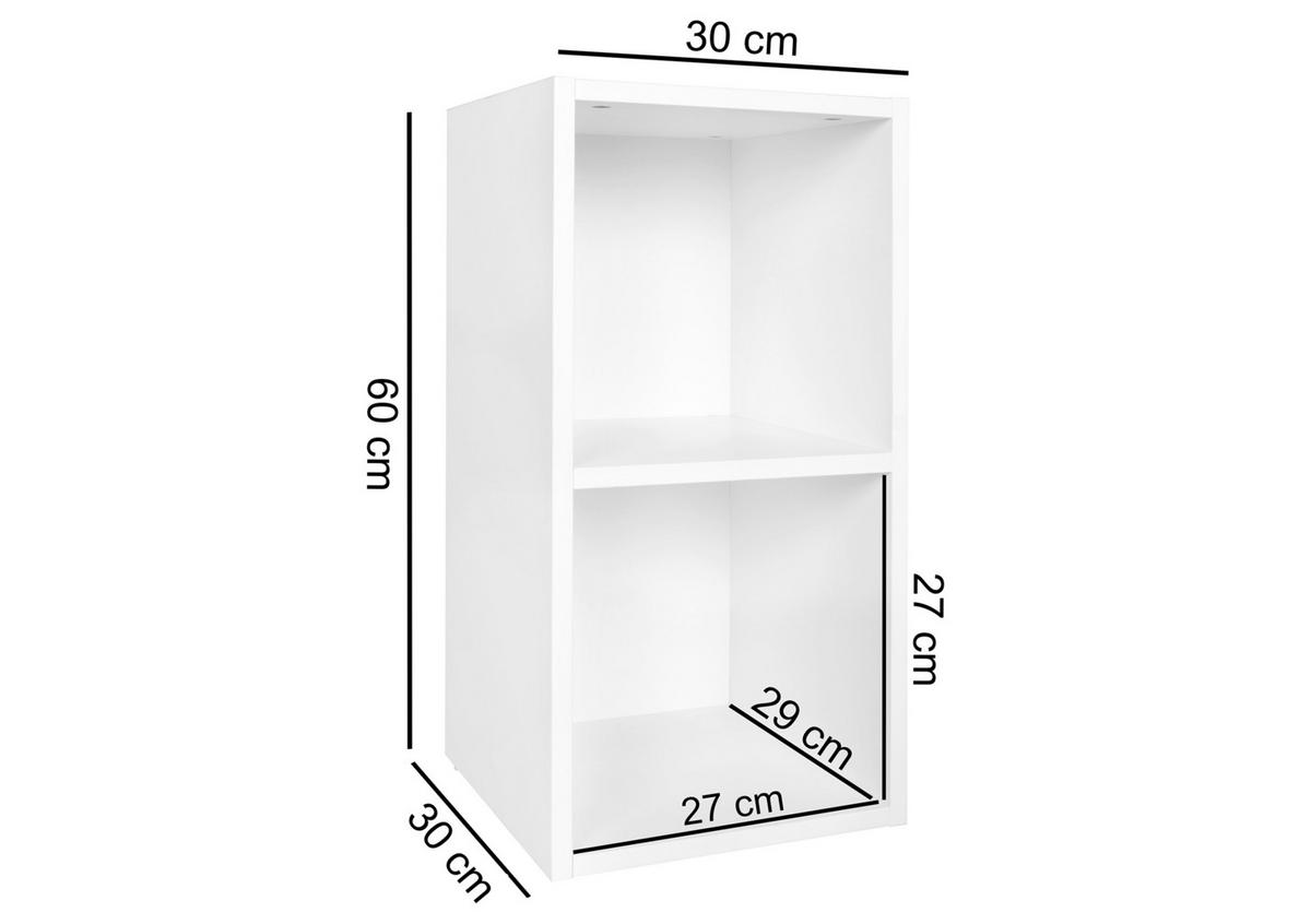 REGAL bijela  drvni materijal  - bijela, Konvencionalno, drvni materijal (30/60/30cm) - MID.YOU