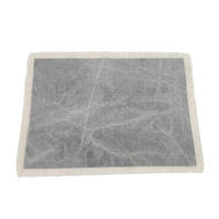 BORDSTABLETT textil linneimitation ljusgrå 48/33 cm  - ljusgrå, Basics, textil (48/33cm)