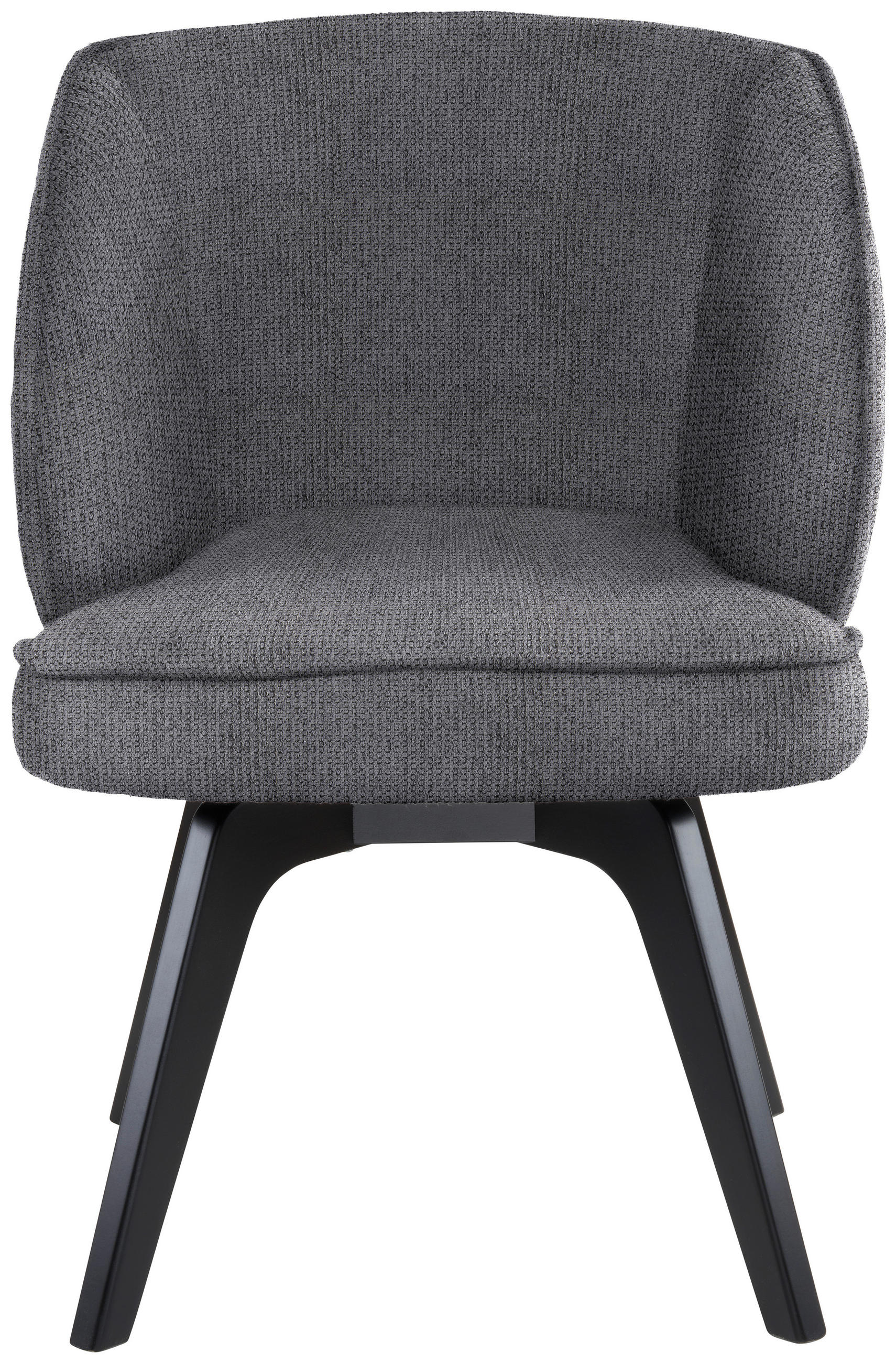 Thumbnail - Novel Armlehnstuhl, Anthrazit, Schwarz, Holz, Textil, Buche, massiv, eckig, 63x83x62 cm, Stoffauswahl, Esszimmer, Stühle...