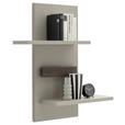 WANDBOARD  85/97/26 cm  - Eichefarben/Grau, Design, Holzwerkstoff (85/97/26cm) - Novel