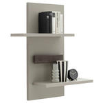 WANDBOARD  85/97/26 cm  - Eichefarben/Grau, Design, Holzwerkstoff (85/97/26cm) - Novel