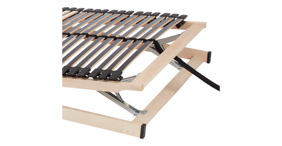 Lattenrost 90x200 cm - Schwarz/Weiß, Holz (90/200cm) - Primatex
