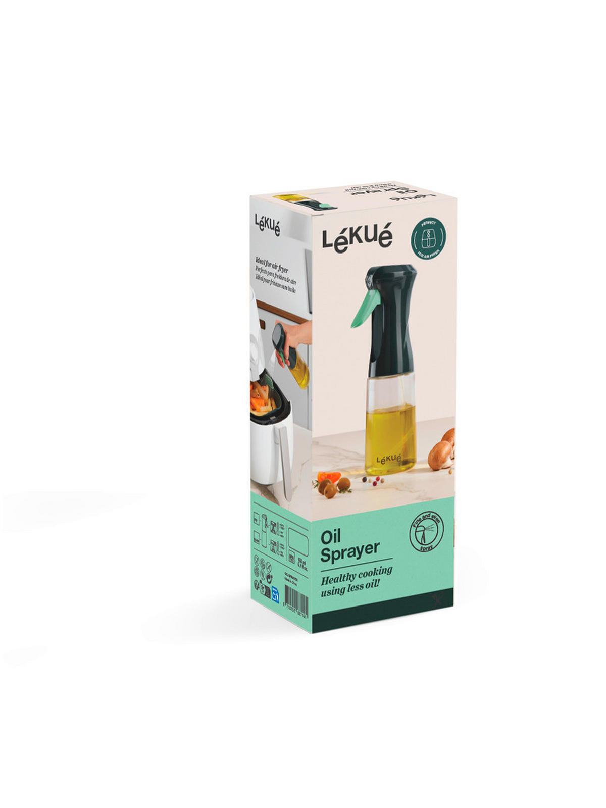 STEKLENICA ZA KIS/OLJE   6/20/8 cm           - siva, Basics, steklo (6/20/8cm) - LEKUE