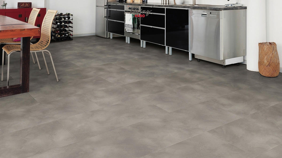 VINYLBODEN  per  m² - Dunkelgrau/Grau, Design, Holzwerkstoff (63,1/31,3/0,65cm) - Living by HARO
