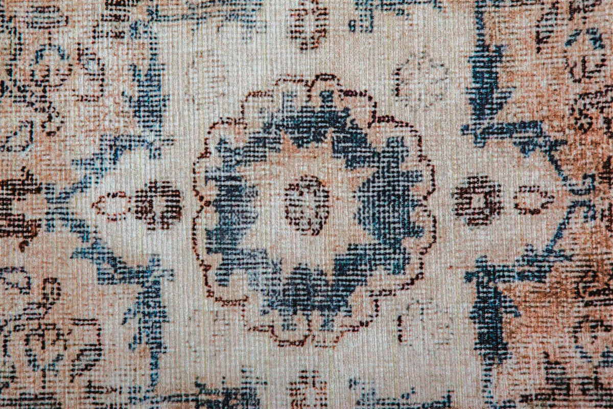 FLACHWEBETEPPICH 160/230 cm Vintage 8400 Creme / Blau Blau, Creme  - Blau/Creme, KONVENTIONELL, Textil (160/230cm)