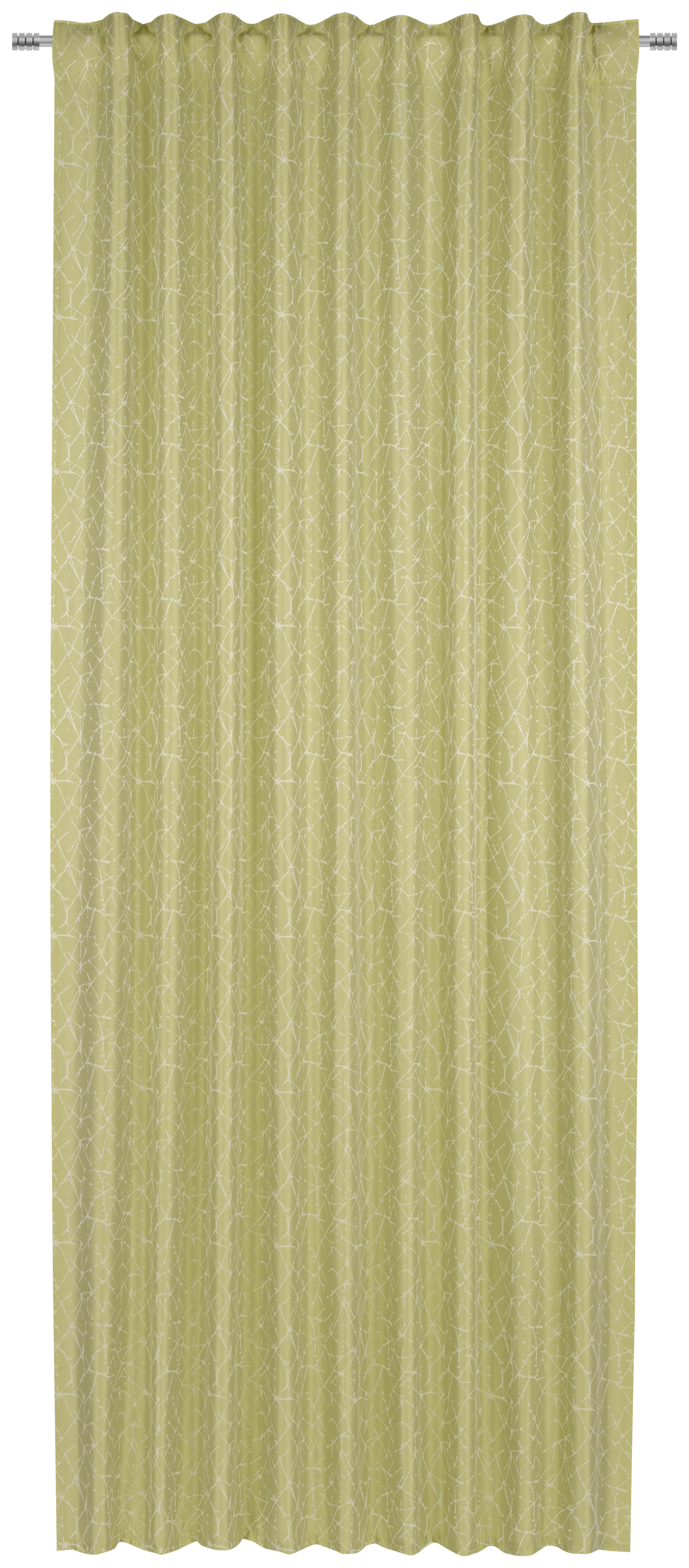 GOTOVA ZAVESA zelena - zelena, Konvencionalno, tekstil (140/245cm) - Esposa