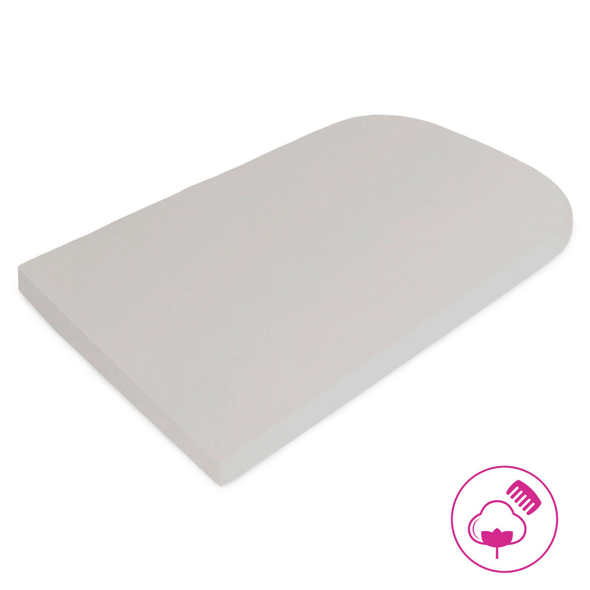 MATRATZENBEZUG  140/89/10 cm   - Beige, Basics, Textil (140/89/10cm) - Babybay