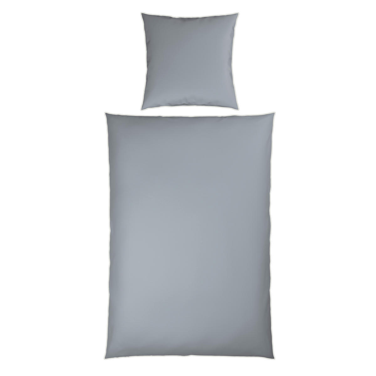 BETTWÄSCHE Calla Flachgewebe 135/200 cm  - Hellgrau, Basics, Textil (135/200cm) - Dieter Knoll
