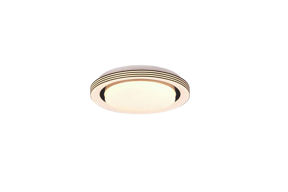 LED-DECKENLEUCHTE  27/7 cm    - Schwarz, Basics, Kunststoff (27/7cm)