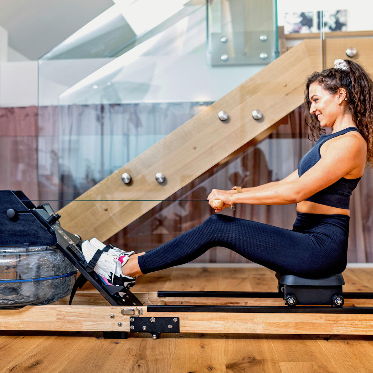 RODDMASKIN - ljusbrun/svart, Klassisk, metall/trä (205/52/56cm) - Atrigo