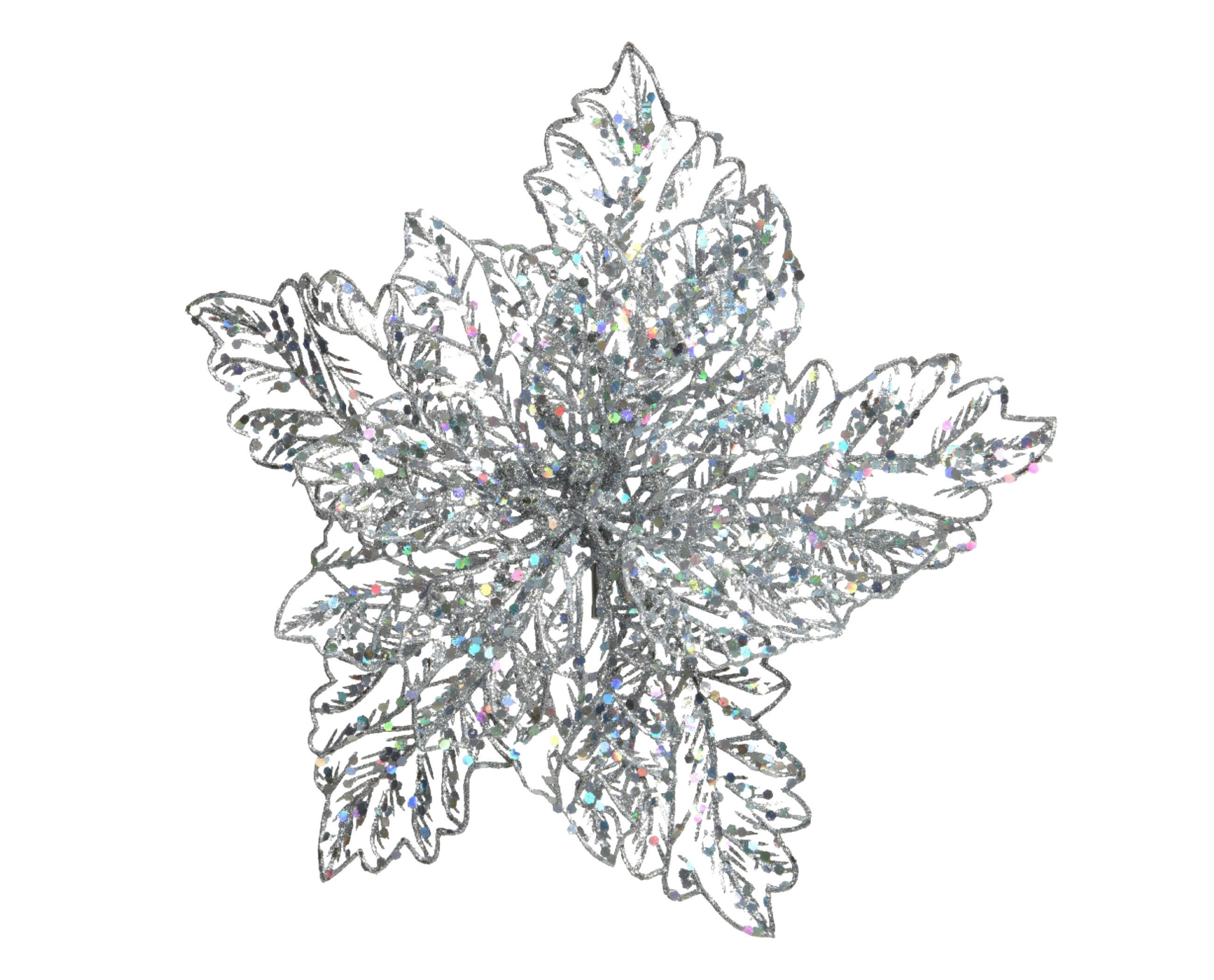 DEKORATIONSBLOMMA - silver, Lifestyle, plast (23,50/23,50/10,00cm)