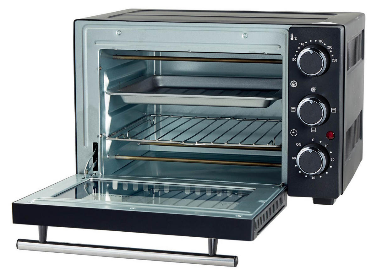 BACKOFEN 613-401063  - Schwarz, Basics, Glas/Kunststoff (48/39/34.3cm) - Atrigo
