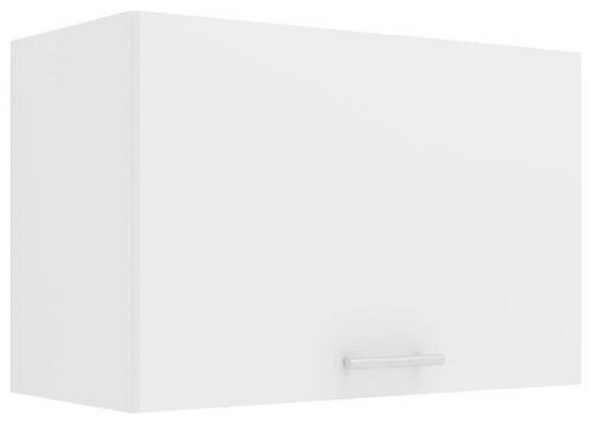 VÄGGSKÅP 60/40/31 cm  i vit  - vit/aluminiumfärg, Klassisk, metall/trämaterial (60/40/31cm) - MID.YOU