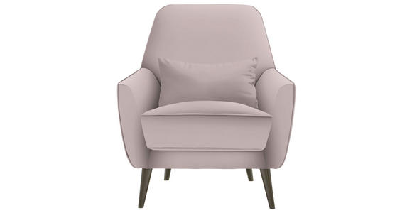 SESSEL in Mikrofaser Naturfarben - Schwarz/Naturfarben, MODERN, Holz/Textil (77/86/80cm) - Carryhome