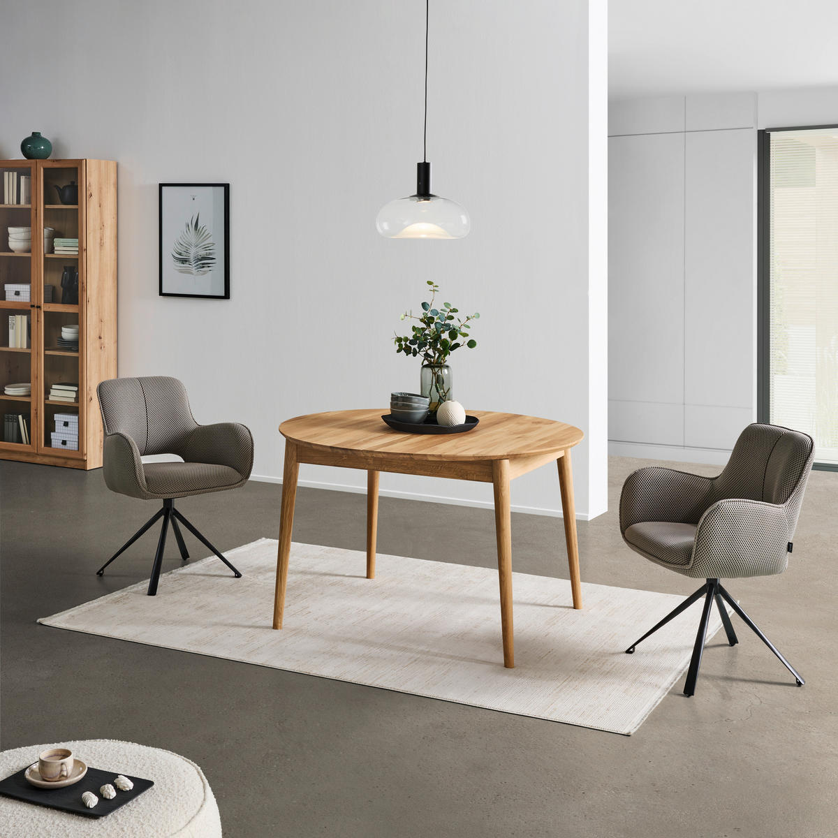 STOL ZA BLAGOVAONICU  divlji hrast  drvo      - divlji hrast, Natur, drvo (120-165/120/75cm) - Livetastic
