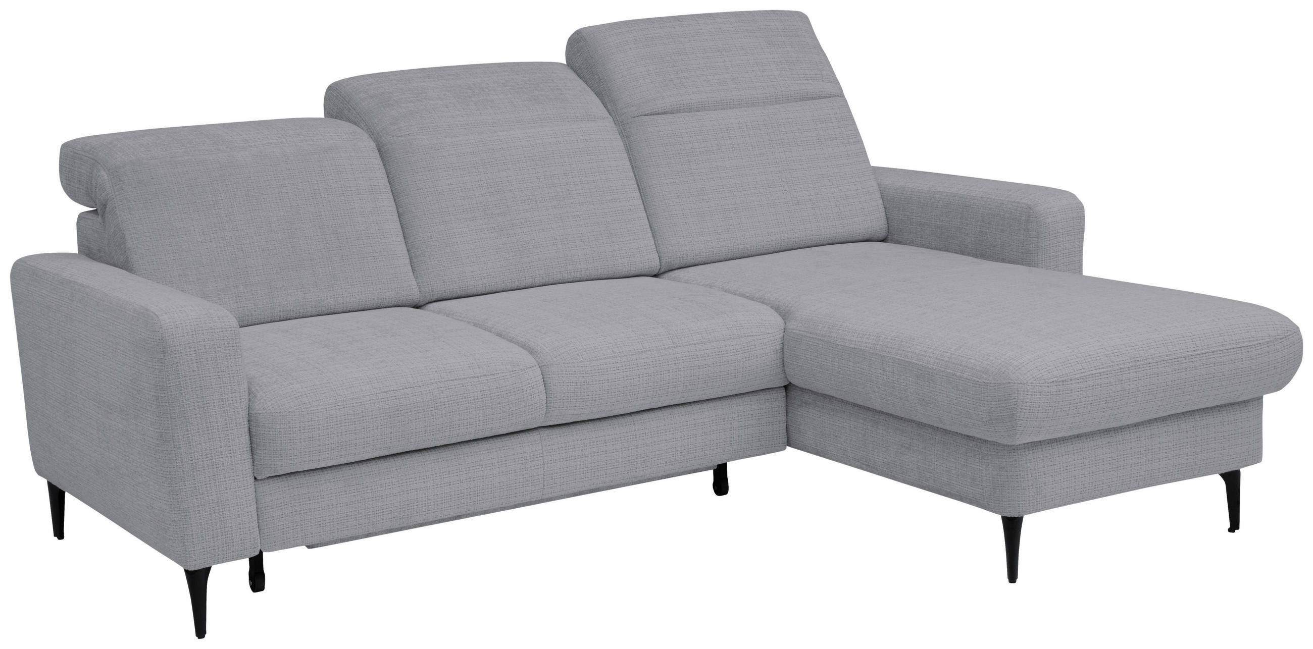 Livetastic Ecksofa Fabio Dunkelgrau 223x174 cm