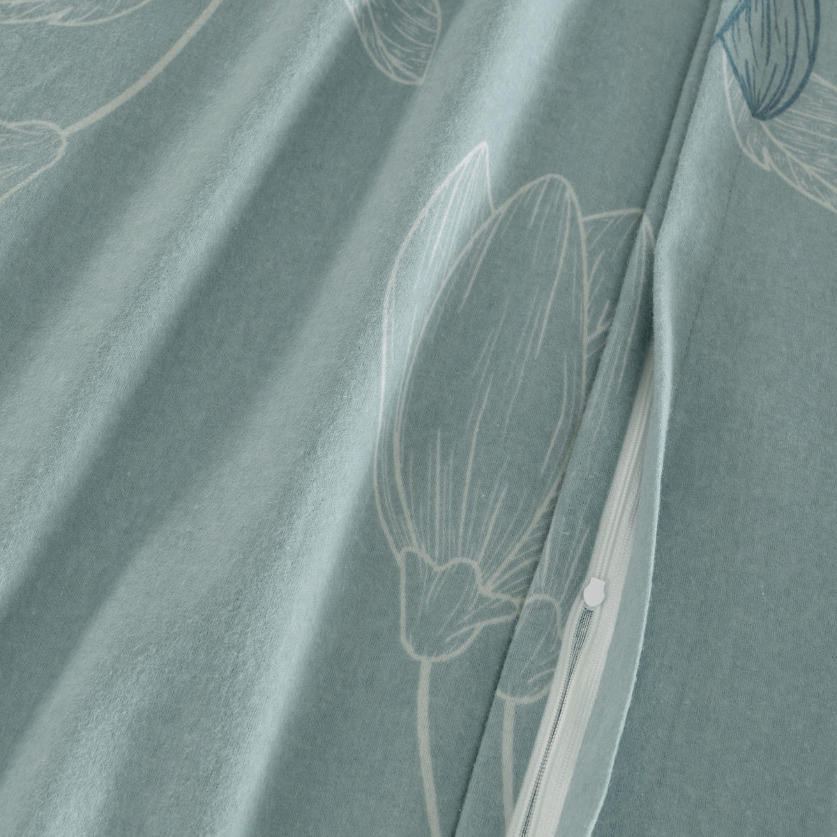 BETTWÄSCHE 4-teilig Flanell 135/200 cm  - Petrol, Design, Textil (135/200cm) - Florella