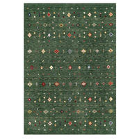 ORIENTTEPPICH  Wohnzimmer 120/180 cm It's not over now Grün rechteckig  - Grün, LIFESTYLE, Textil (120/180cm) - Cazaris