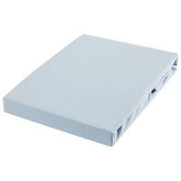 SPANNBETTTUCH Jersey  - Blau, Basics, Textil (120-130/200-220cm) - Novel