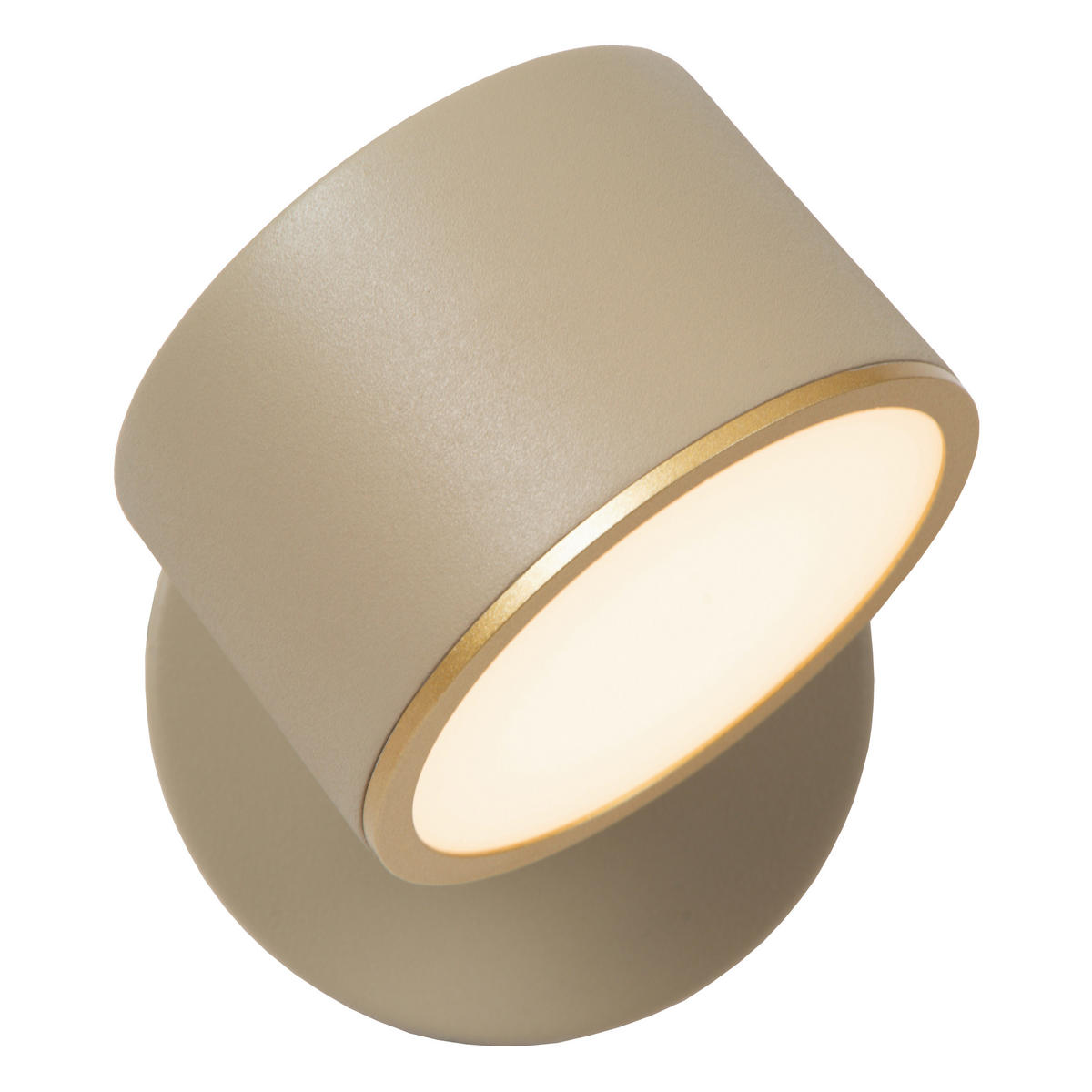 WANDLEUCHTE GIAN 17/11/13 cm   - Braun, Design, Metall (17/11/13cm) - Lucide