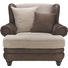 SESSEL in Beige, Braun Textil - Beige/Braun, LIFESTYLE, Holz/Textil (125/100/140cm) - LANDSCAPE
